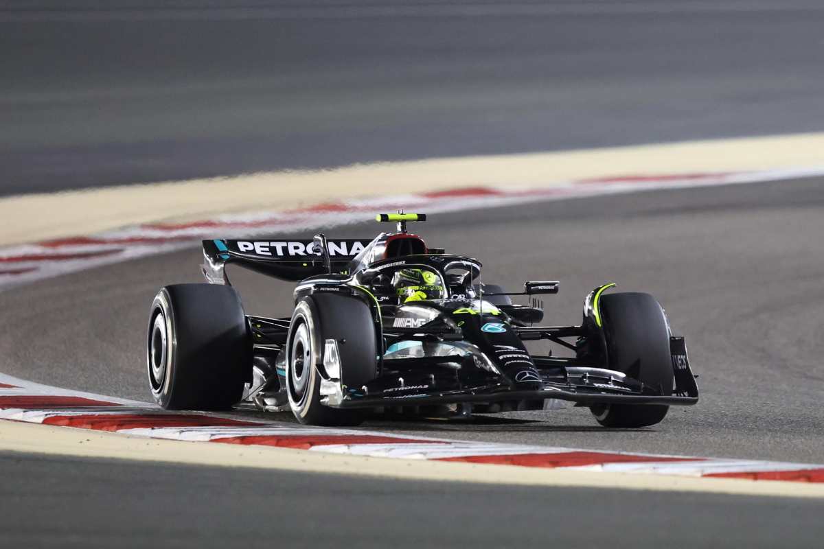 La nuova Mercedes W14 di Hamilton - Autoemotori.it 