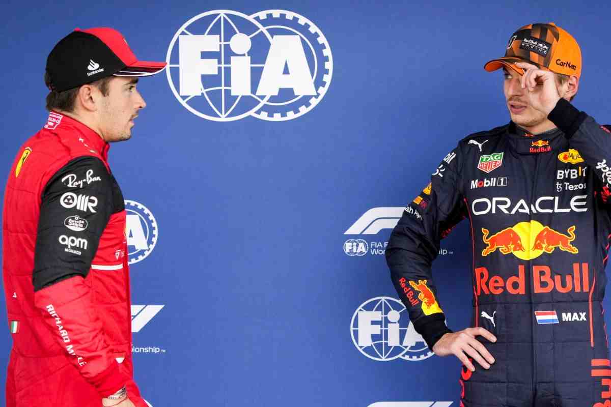 Charles Leclerc Max Verstappen