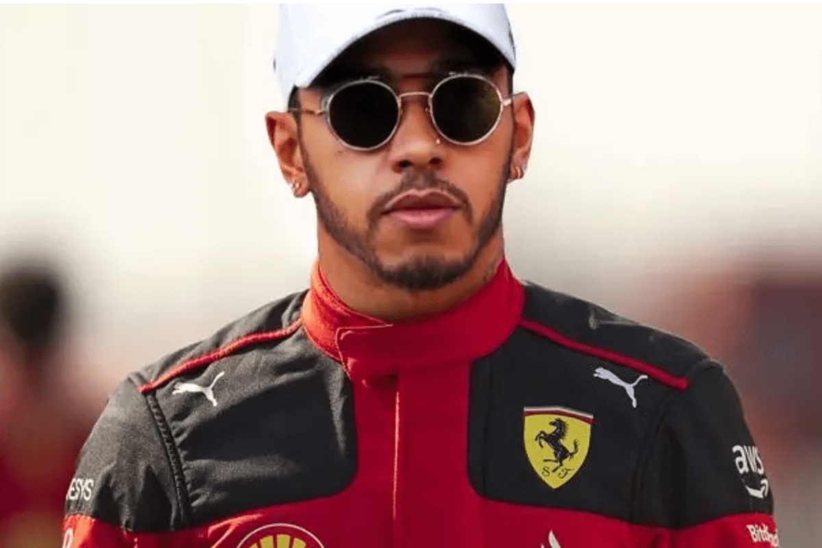 hamilton in ferrari