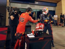 Leclerc e Verstappen