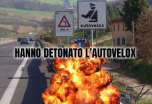 Autovelox detonato