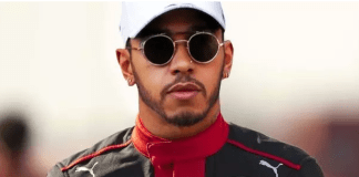 hamilton in ferrari